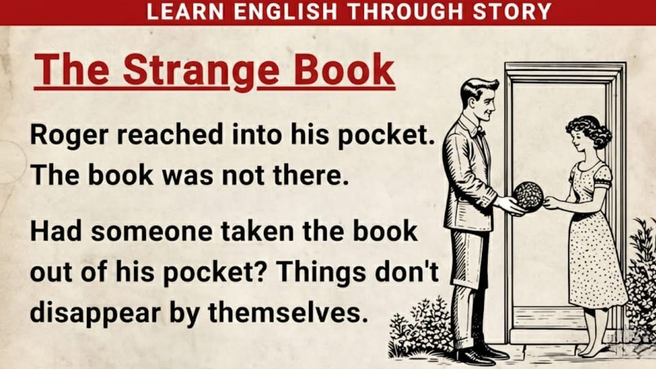 Learn English through Stories Level 3 ⭐ The Strange Book | Improve Your English | English Audiobook