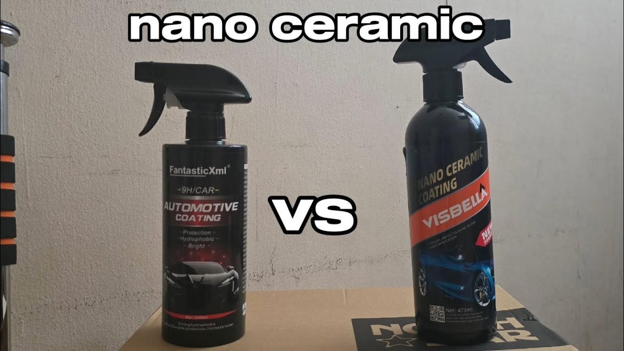 Visbella nano ceramic coating vs fantasticxml  german carbon nano coating 