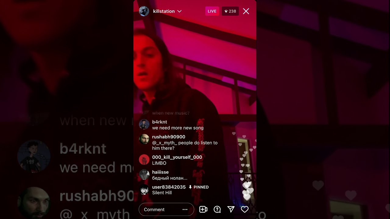 Killstation singing Illusion (From Instagram Live 28.11.2021)