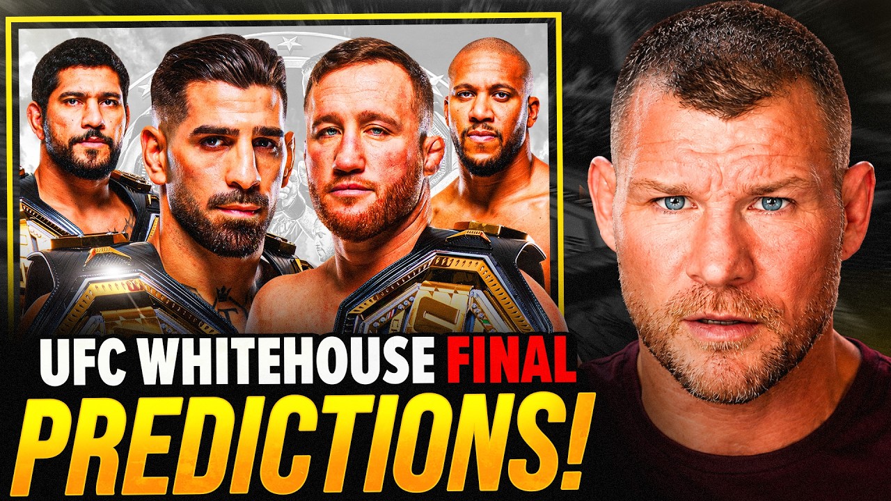 BISPING picks UFC White House: Topuria vs Gaethje / Pereira vs Gane | FINAL PREDICTIONS