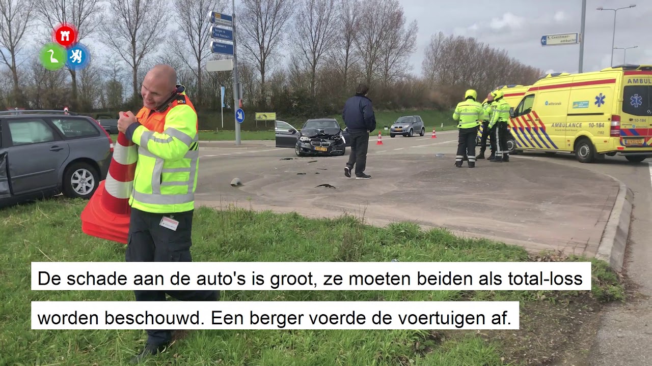Twee gewonden bij aanrijding op Schagerweg (N245) bij Noord-Scharwoude