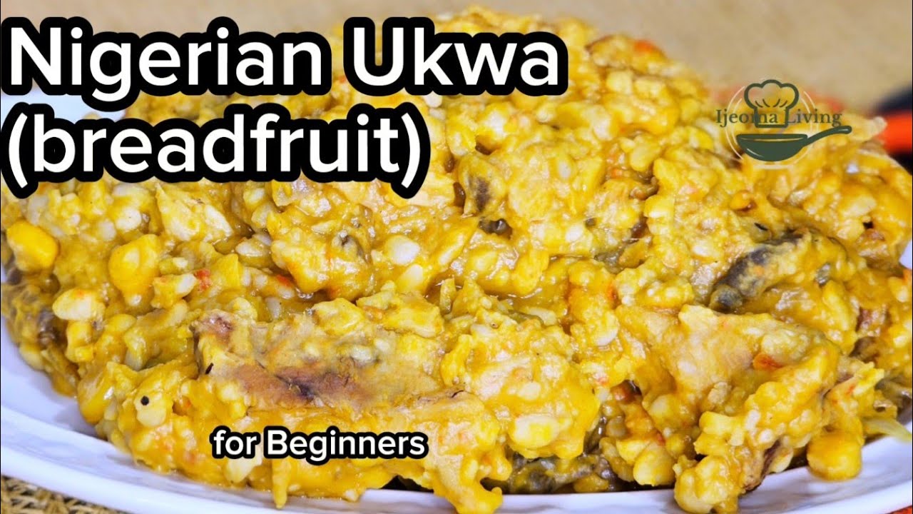 How to Cook Ukwa Porridge.Breadfruit Porridge (Ukwa porridge).