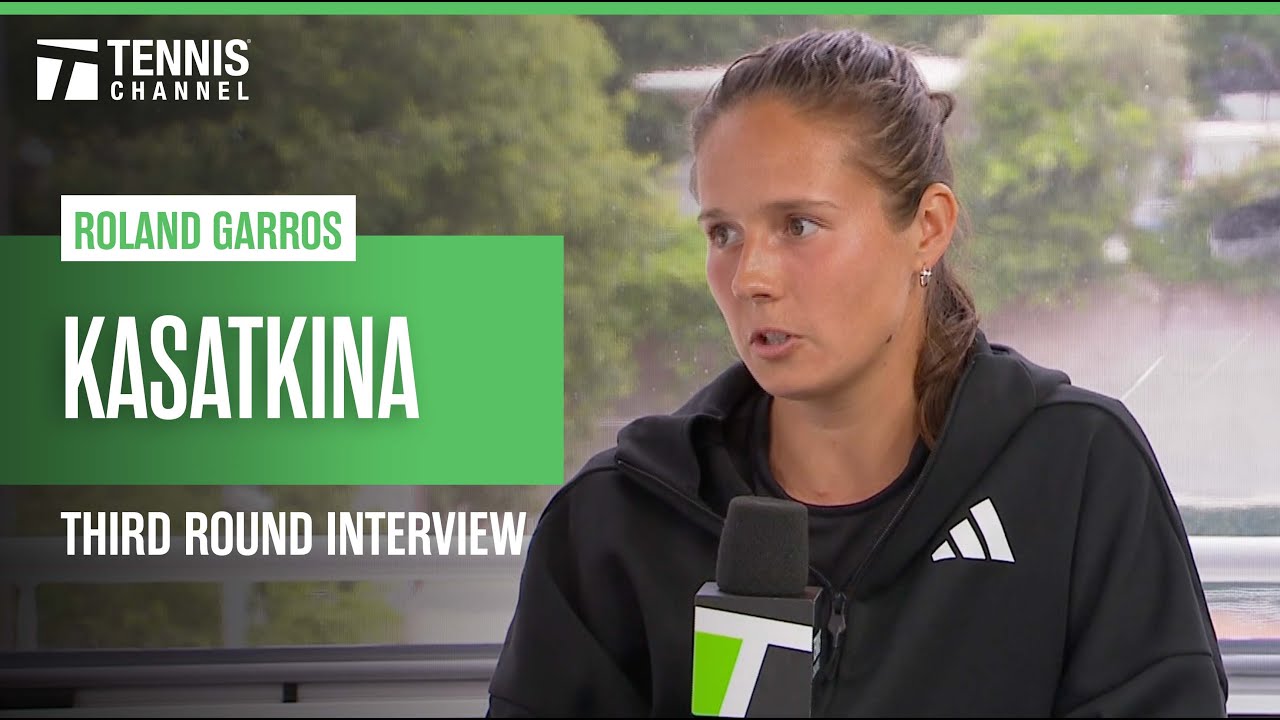 Daria Kasatkina Talks Next Match vs Practice Pal Mirra Andreeva | 2025 Roland Garros
