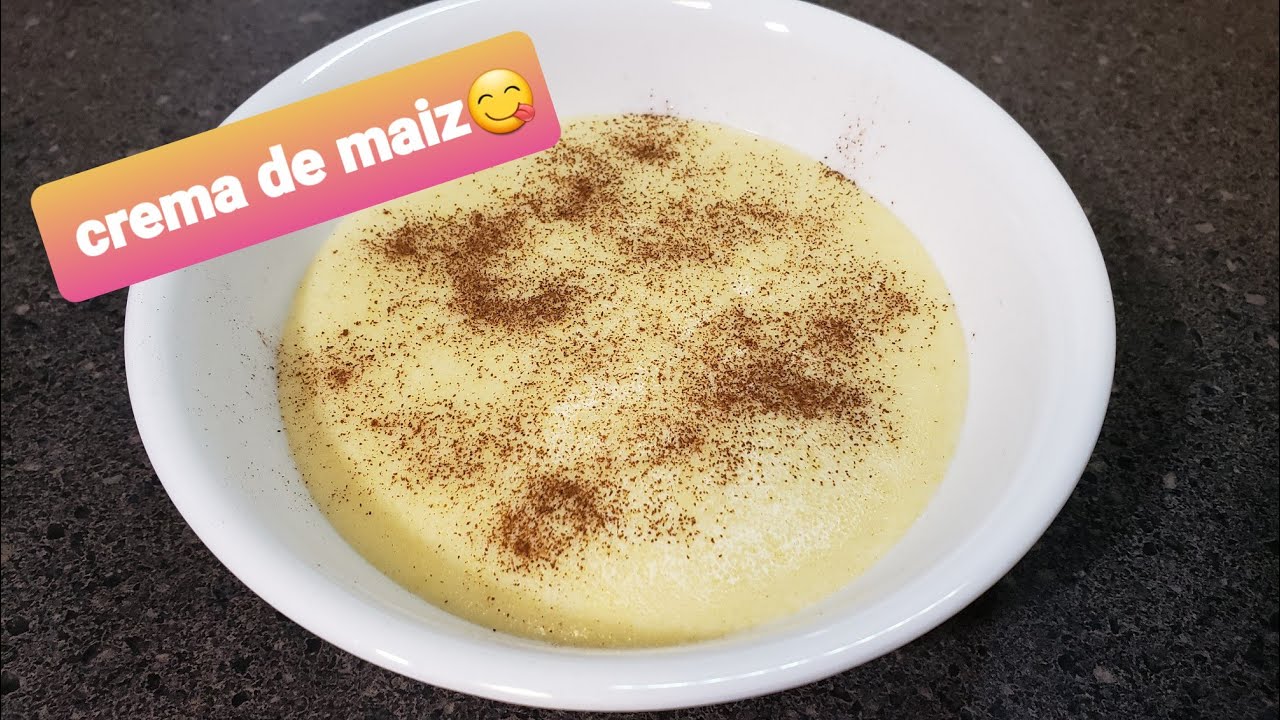 COMO HAGO MI CREMA DE MAIZ CON LECHE DE COCO