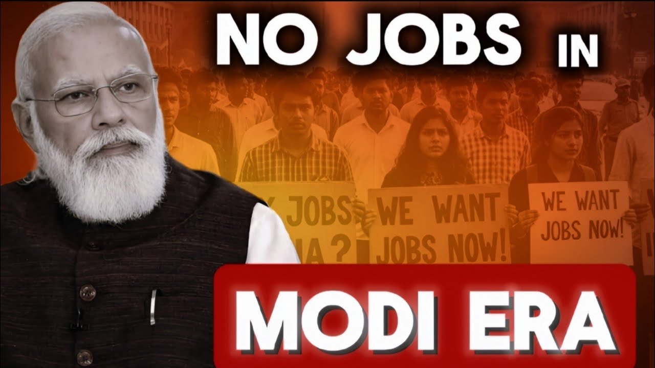 Why There Are No Jobs in Modi Era | India Job Crisis 2025 Explained | Youth Unemployment Reality 🇮🇳