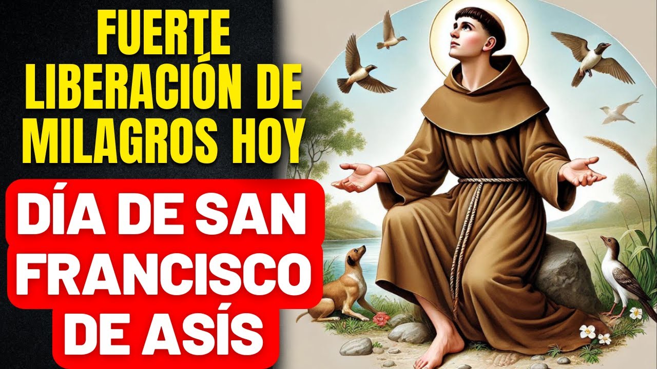 ORACIÓN FUERTE Y COMPLETA - SOLO ESCUCHA - SAN FRANCISCO TE ATENDERÁ