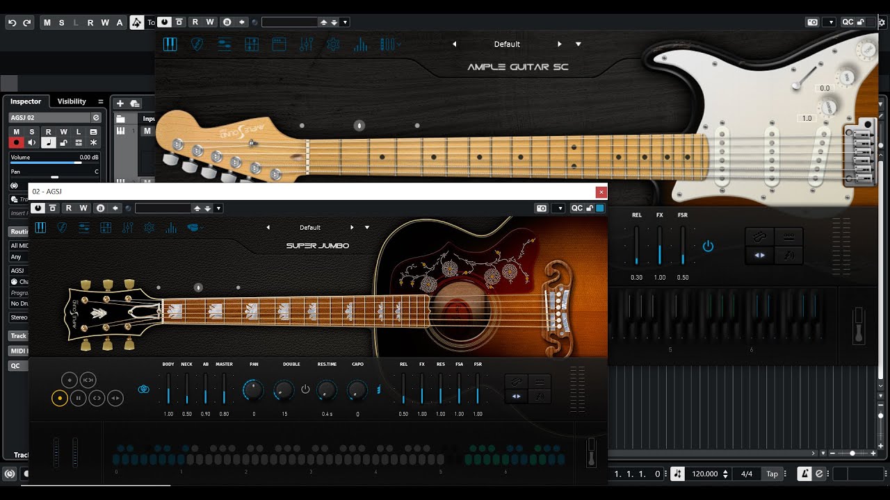 CARA MEMBUAT PATTERN GITAR MIDI REALISTIS - FITUR STRUMMER AMPLE SOUND | #IvanStudioWebcam