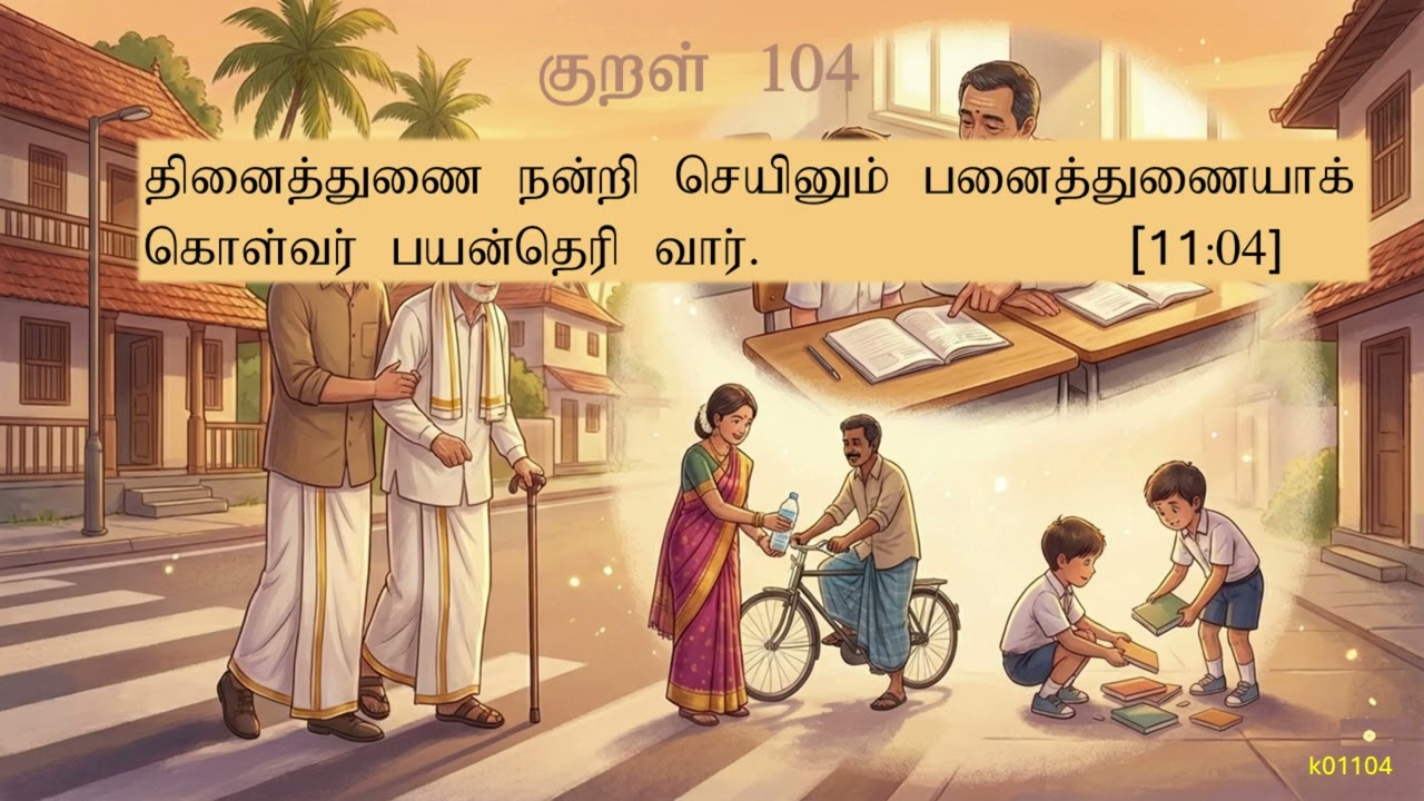 011S:  செய்ந்நன்றி அறிதல் (பாடல் )/ Gratitude