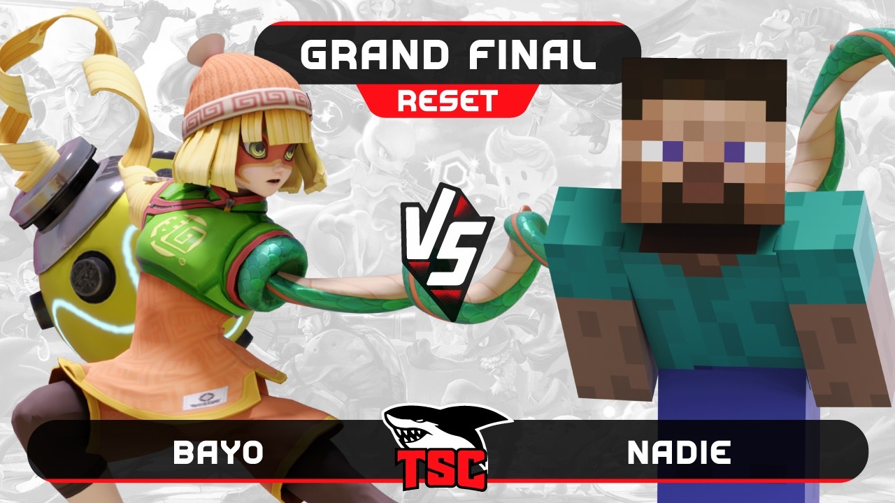 Nadie (Steve) vs Bayo (Min Min) - Grand Final Reset - Smacho League 17 - SSBU