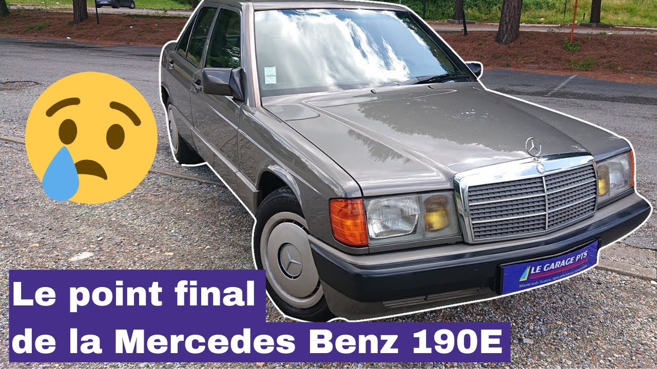 Fin de la rénovation pour la MERCEDES BENZ 190E et déjà sur les routes avec un nouveau propriétaire!