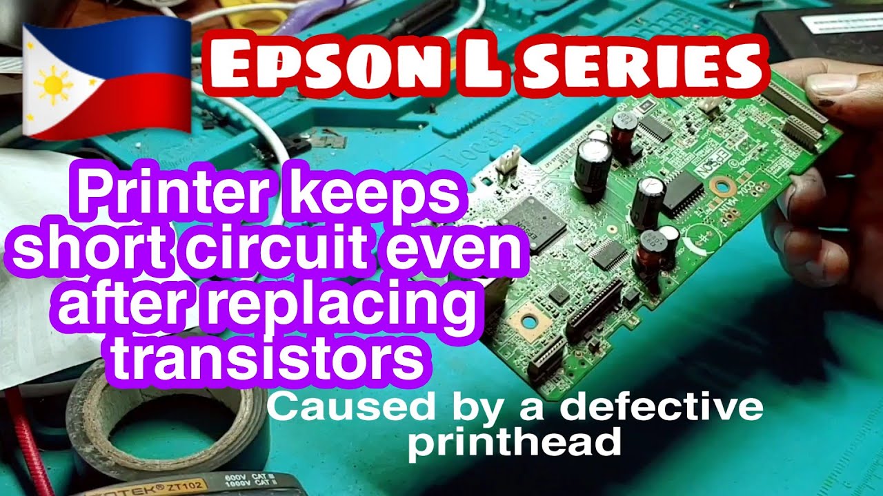 Epson L series keeps short circuit | troubleshooting guide