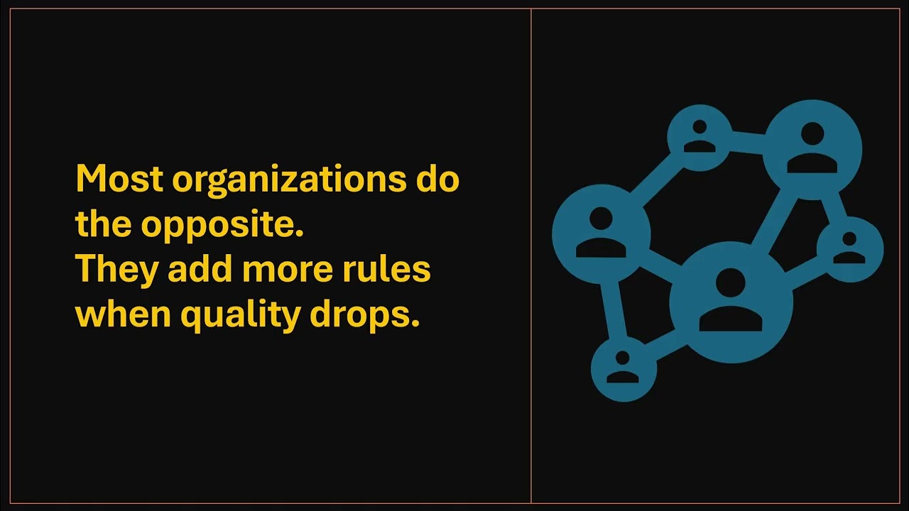 Quality Over Control | Why More Rules Don’t Create Better Systems