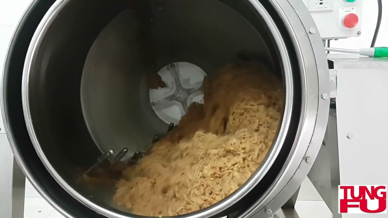 小型焙炒機炒肉鬆 01
