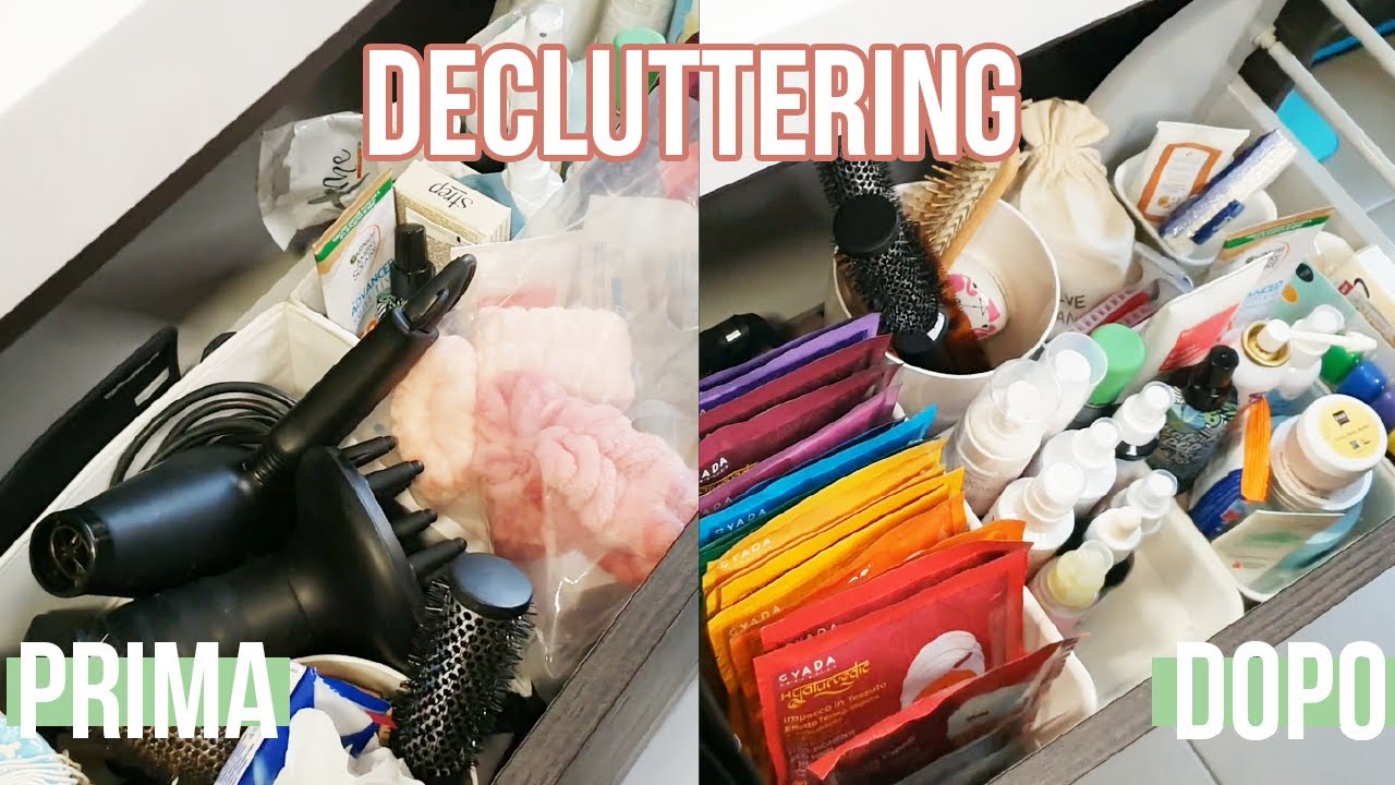 ORGANIZZIAMO insieme il BAGNO | DECLUTTERING and ORGANIZING | Robiuty