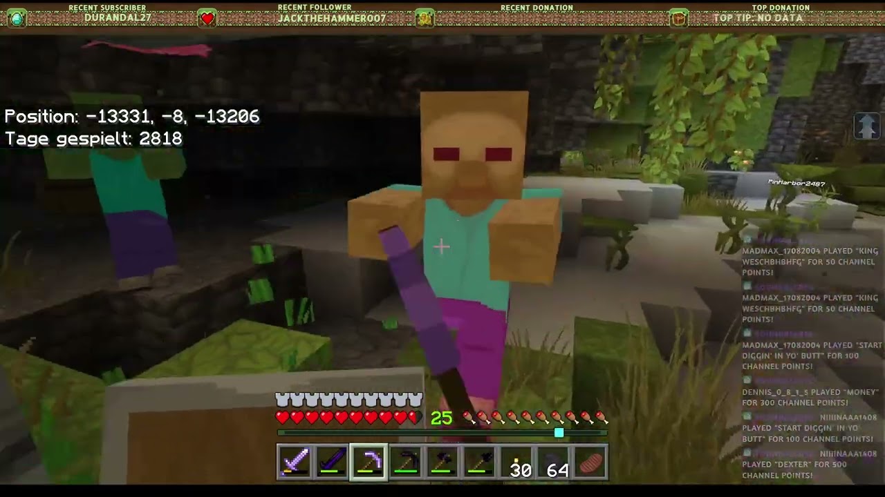 Minecraft vom Stream Folge 22