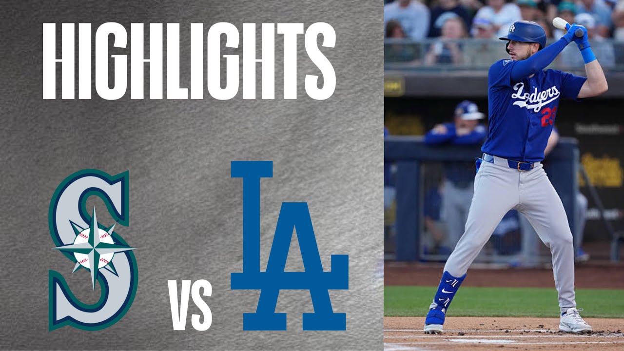 Spring Training Highlights - Mariners vs Dodgers (March 13, 2026) 
