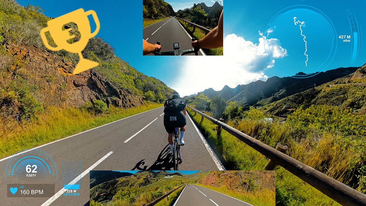 Crazy Epic Downhill Ride on Tenerife | El Bailadero - San Andres | 🏆 3rd fastest ever on Strava 🚀