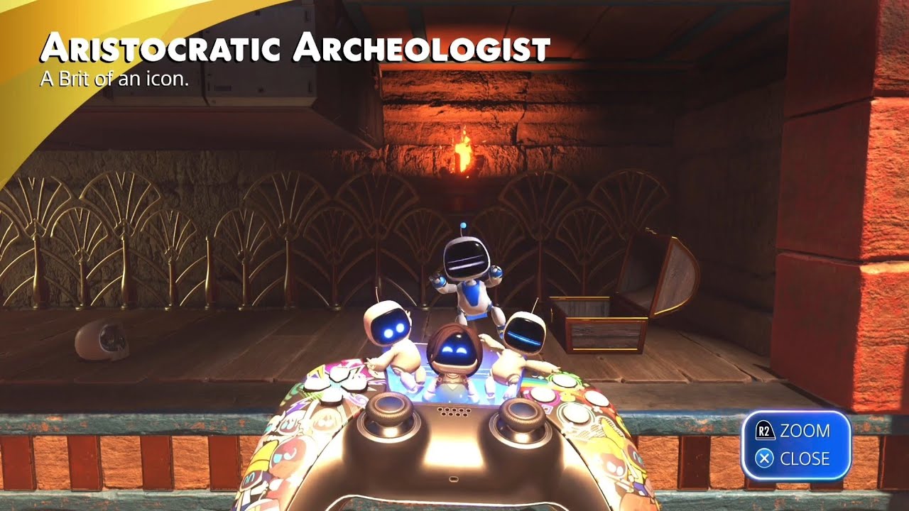 SAVING LARA CROFT AKA TOMB RAIDER IN ASTROBOT! ARISTOCRATIC ARCHEOLOGIST
