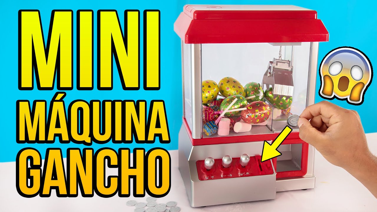 MINI MAQUINA TRAGA PERRAS |  LA LLENAMOS CON DULCES Y CHOCOLATE