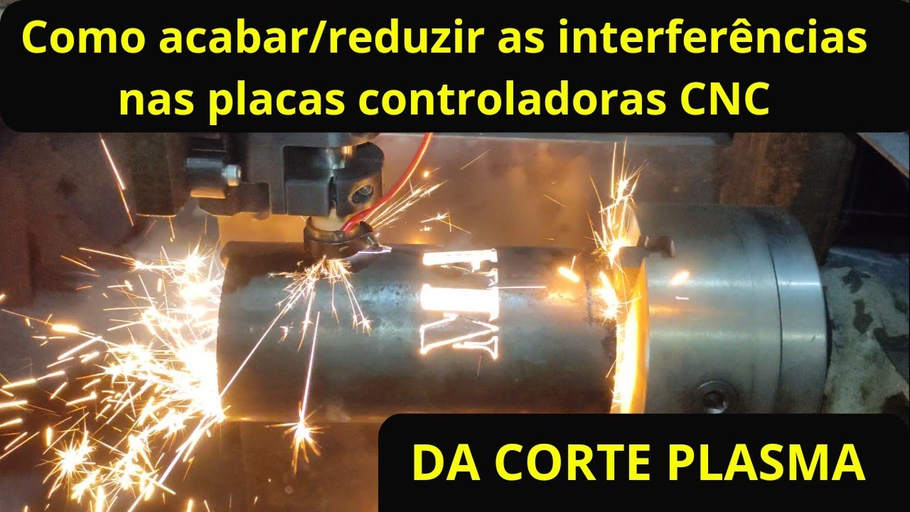 #3 como acabar/reduzir as interferências da placa rnr ecomotion para mach3 corte PLASMA CNC.
