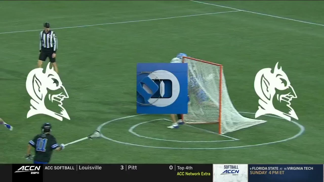 Duke vs North Carolina  ACC Semi Final College lacrosse 2025