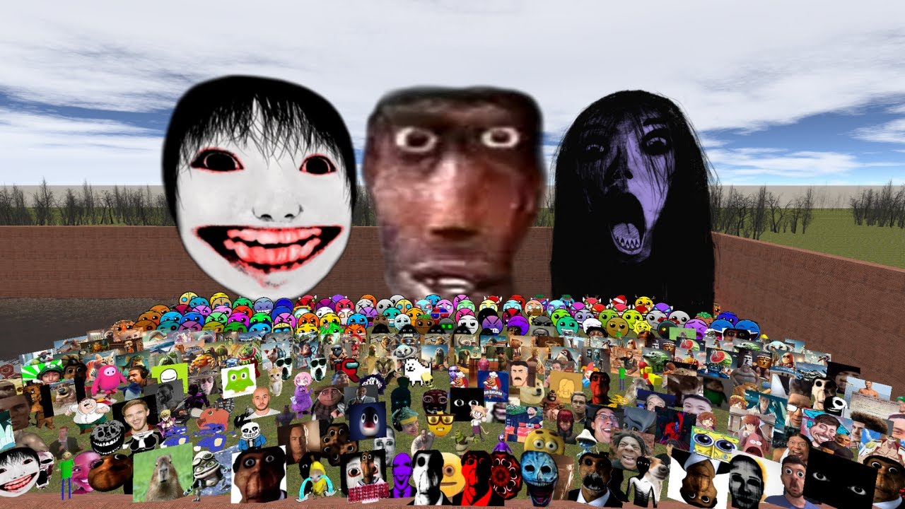 BALDI CRAZY FROG SELENE DELGADO AND BIG YOSHIE NEXTBOTS 