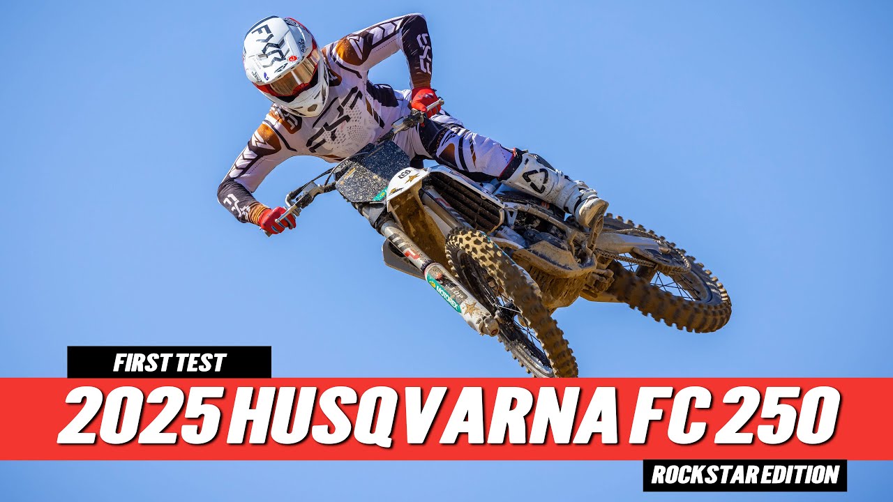 Is Rockstar Edition Worth Extra Price Tag? First Ride on 2025 Husqvarna FC 250 Rockstar Edition