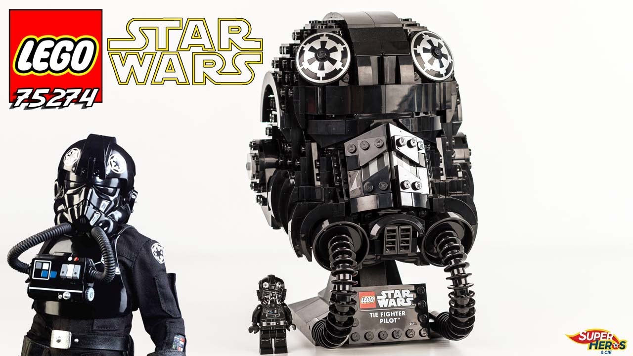 LEGO STAR WARS 75274 Casque Tie Pilot Helmet Collection Review Super Héros et Compagnie Français