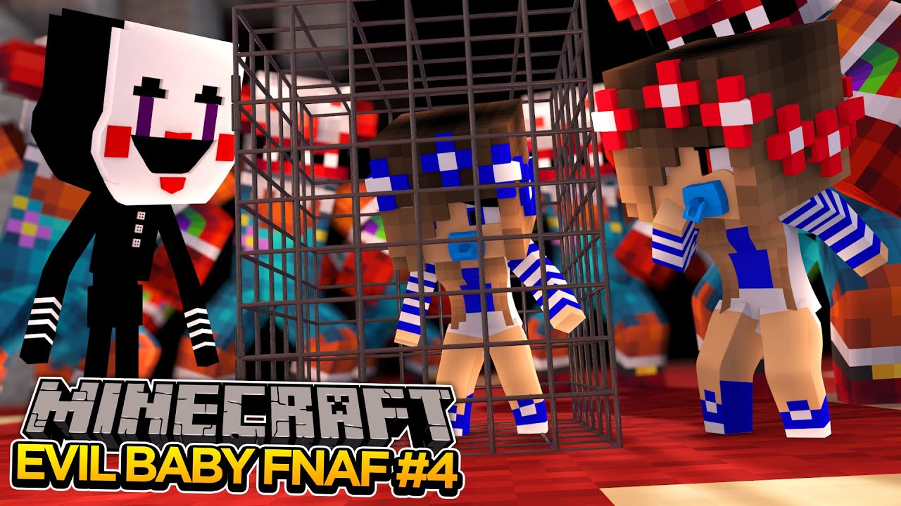 Minecraft-Evil Baby FNAF #4-EVIL CIRCUS SHOWDOWN!!