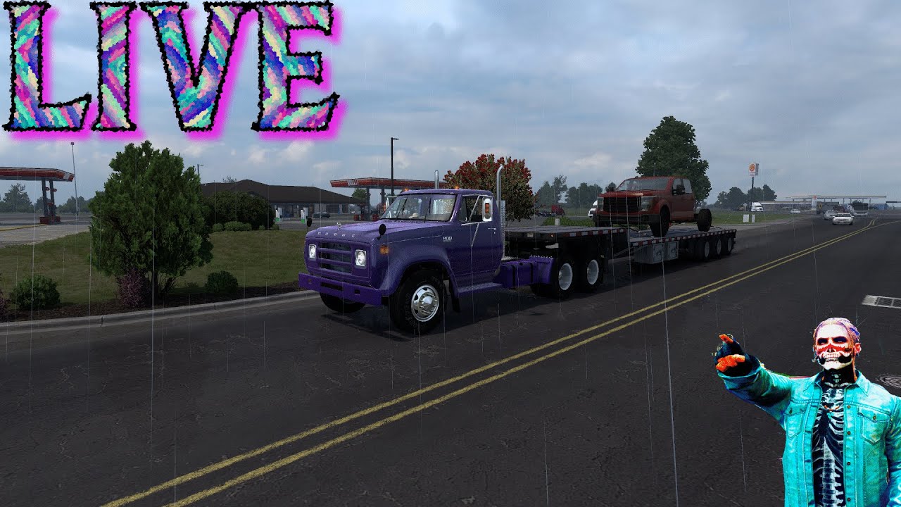 OLD SCHOOL TRUCKING! American Truck Simulator GONZO LIVE