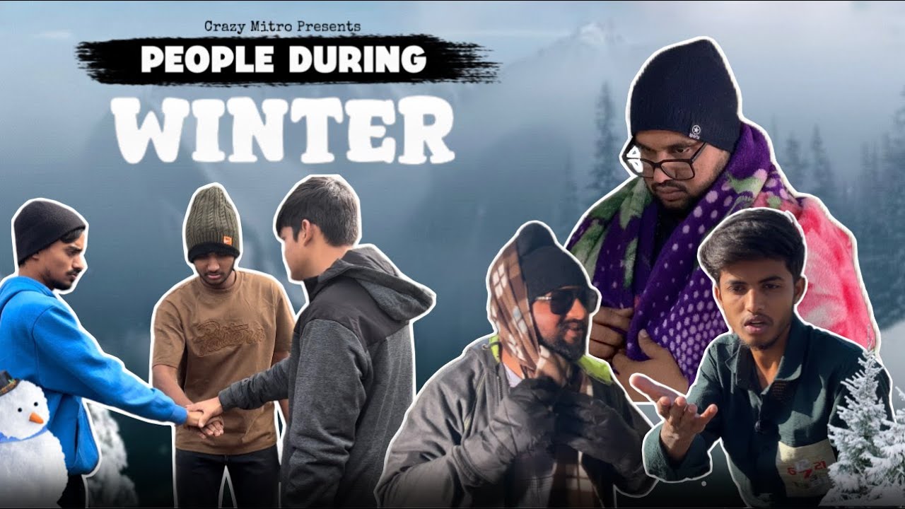 People During Winter | Gujarati Comedy Video | Crazy Mitro