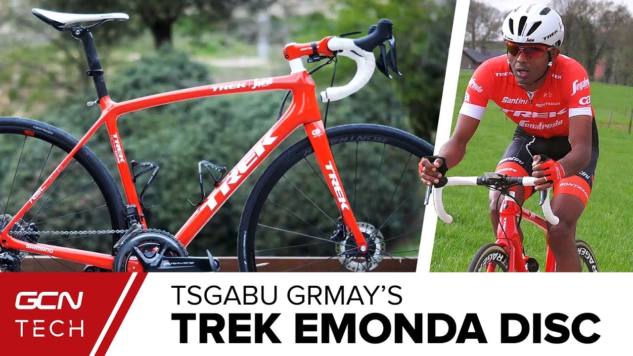 Tsgabu Grmay's Trek Emonda SLR Disc Training Bike
