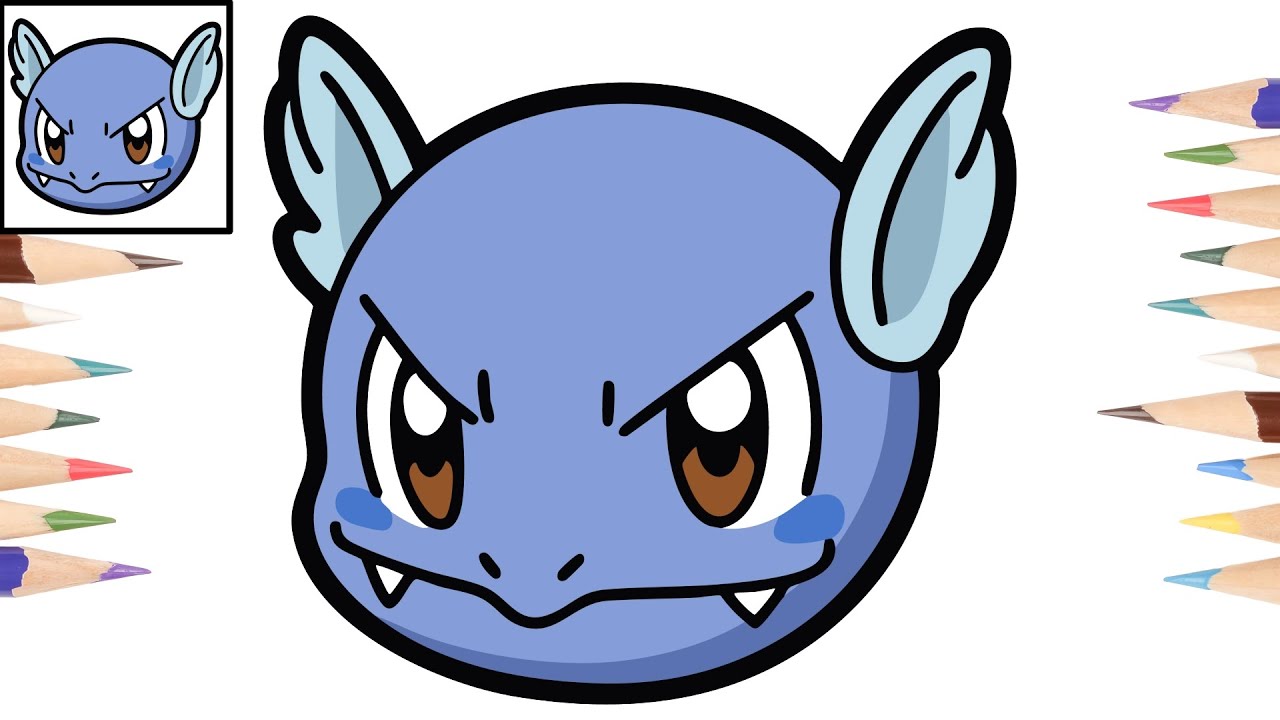Como dibujar un WARTORTLE de forma f&aacute;cil / How to draw a WARTORTLE easy way