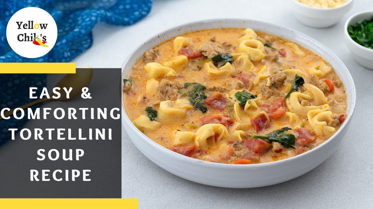 Cheesy Tortellini Soup Recipe | Creamy, Cozy & Easy Comfort Food!