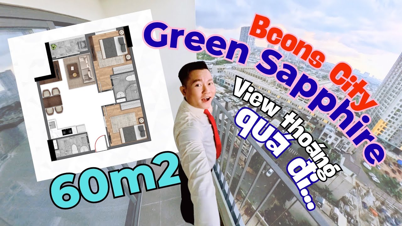 Thực Tế Căn Hộ 60m2 Bcons City - Tháp Green Sapphire Được Bcons Bàn Giao Như Thế Nào?