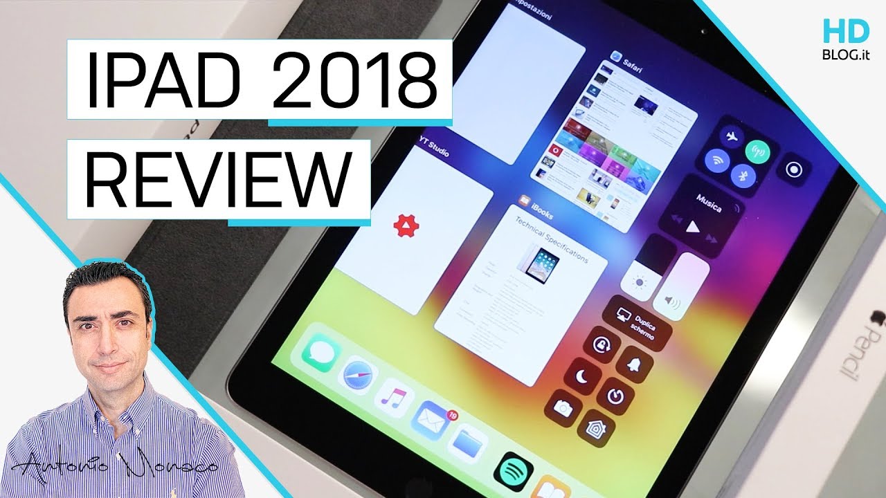 RECENSIONE IPAD 2018 con APPLE PENCIL: è il tablet che mancava