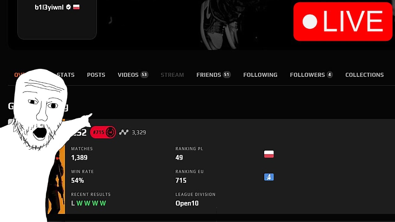 top 1000 grind ft. a petite polish femboy // (yes, I do read YT chat)