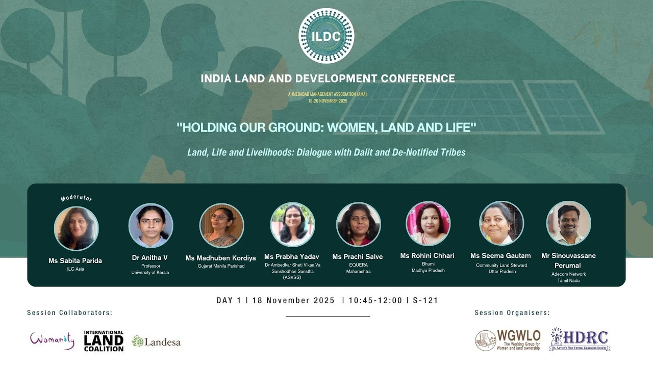 Session Code 121- "Holding Our Ground: Women, Land and Life" - Land, Life and Livelihoods: