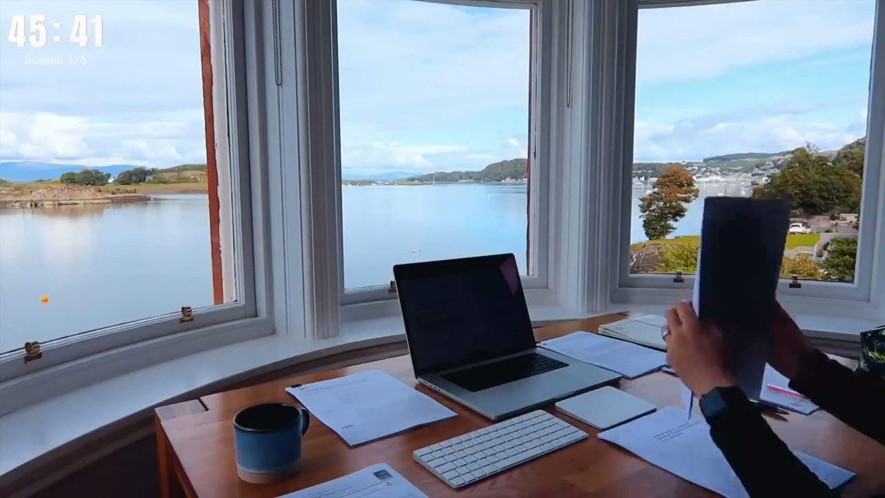 6-HOUR STUDY WITH ME | Rain on Window & Relaxing | Sleep & Focus | Deep Focus