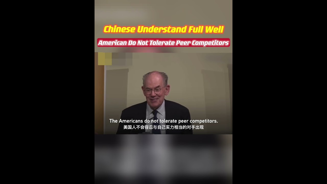 Chinese Understand Full Well #American Do Not Tolerate Peer Competitors #china #fyp