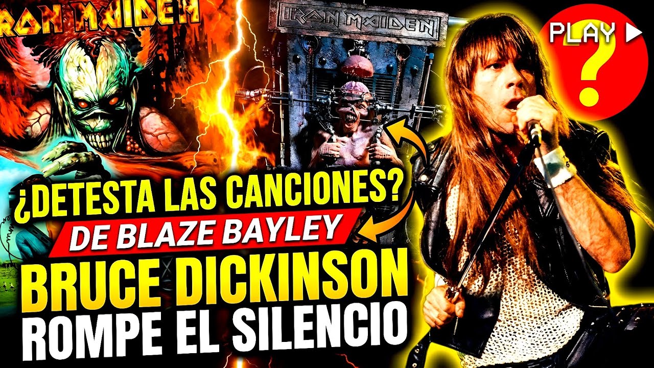 Bruce Dickinson: ¿Detesta las Canciones de Blaze Bayley? ¿Por qué Omitió 2 álbumes de Iron Maiden? 