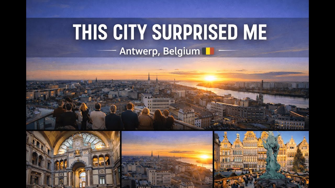 Europe Ka Hidden Gem? | Antwerp, Belgium Travel Vlog | Urdu
