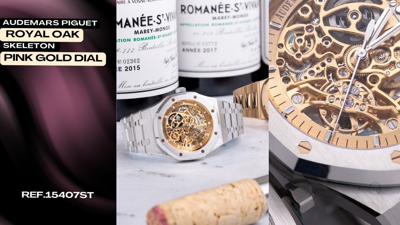 Распаковка часов Audemars Piguet Royal Oak Double Balance Wheel Openworked | Ref. 15407ST.OO.1220...
