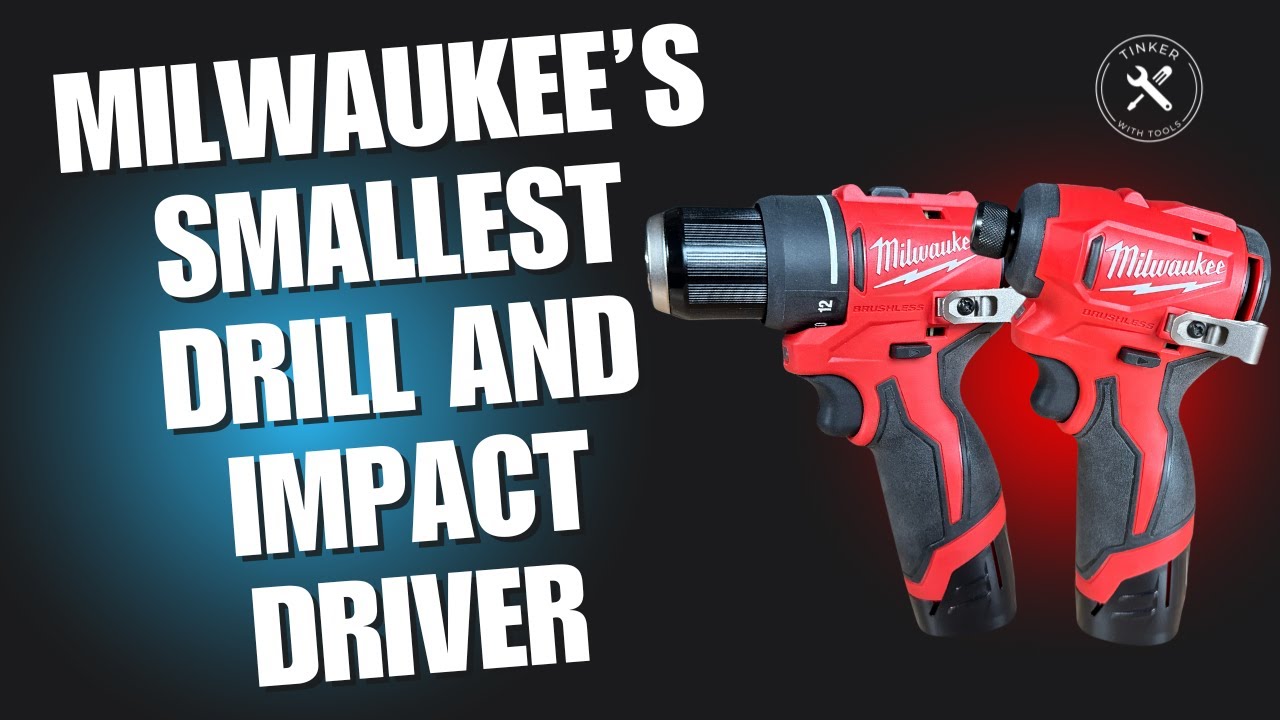 Milwaukee's BRAND NEW M12 Subcompact Drill and Impact - Their Smallest Drill and Impact EVER!!!