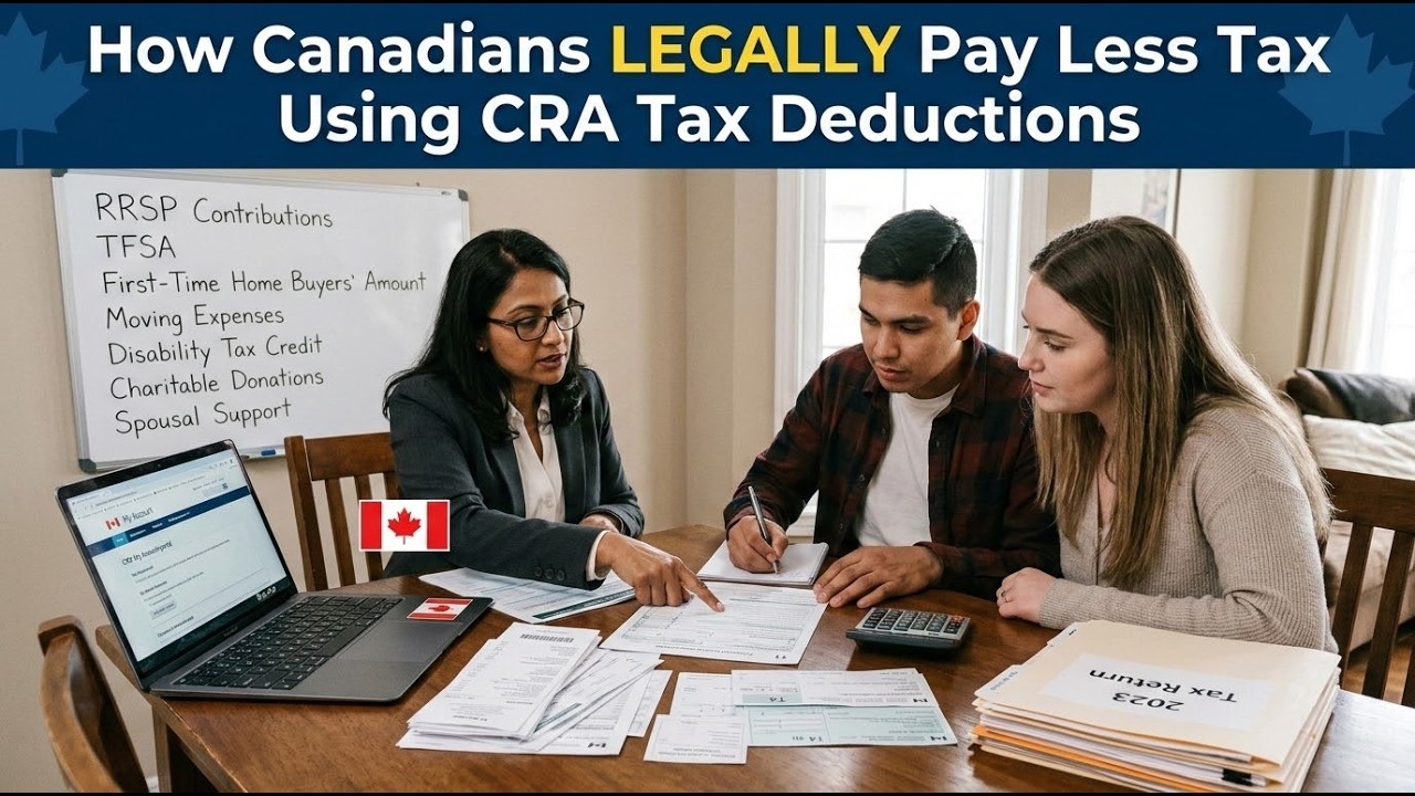 How Canadians Legally Pay Less Tax Using CRA Tax Deductions
