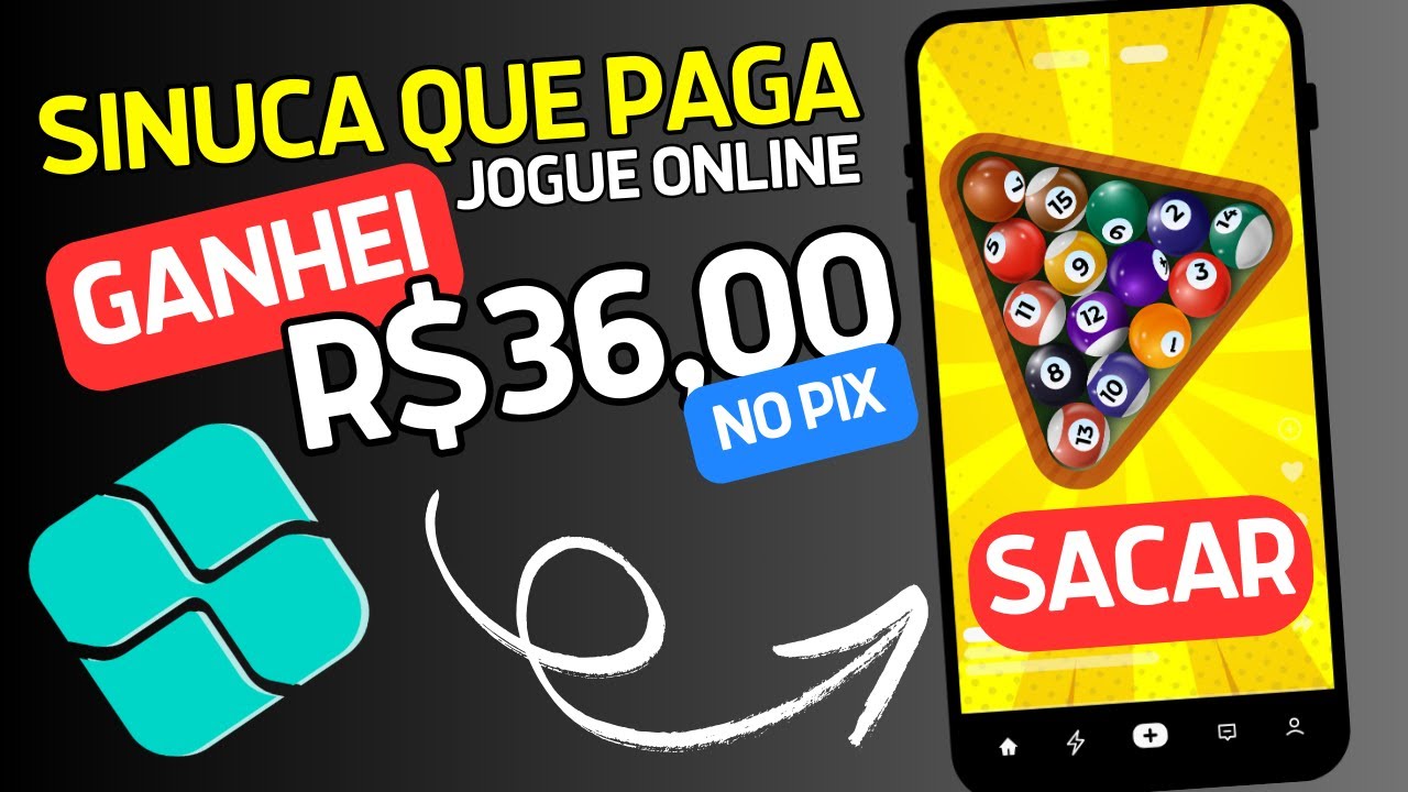 Ganhe Dinheiro na Sinuca Online - Igual 8 Ball Pool Mas Essa Paga | SINUCA AO VIVO