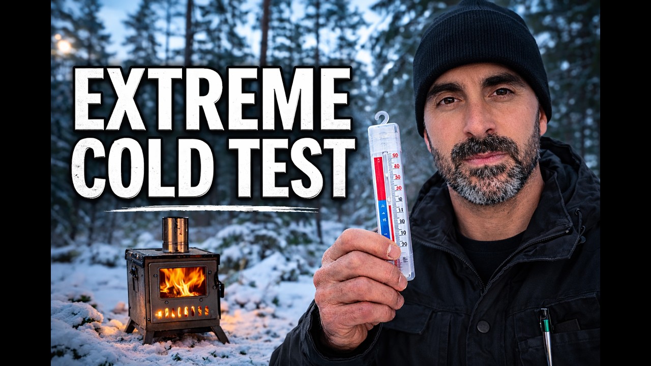My New Titanium Stove Performance in Deep Winter Norway