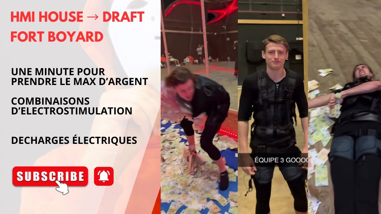 HMI DRAFT - FORT BOYARD: 01 MIN POUR LE MAX D’ARGENT, COMBINAISON D’ELECTROSTIMULATION ET DÉCHARGES