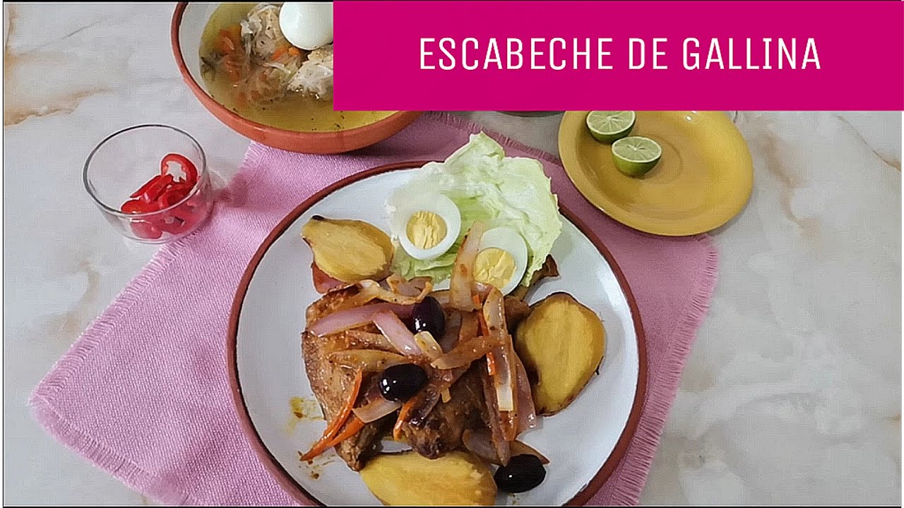 COMO PREPARAR ESCABECHE DE GALLINA