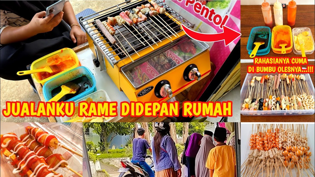 SOSIS SEAFOOD BAKAR 1000-2000an Untung Banget!! Usaha Tak Kenal Usia, Modal Kecil, Semua Suka.